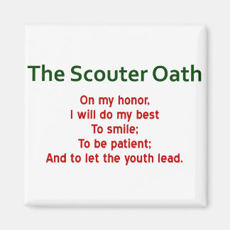 Scouter Oath Magnet