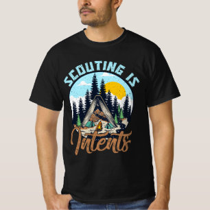 Scouting är intents scout-program för att ringa up t shirt