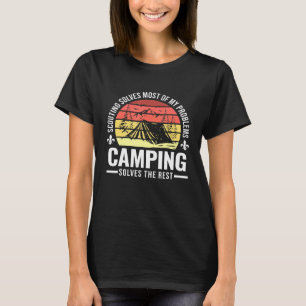Scouting Camping Lös mina problem med att sortera T Shirt