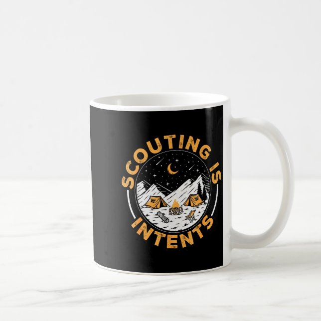 Scouting Is Intents Scout Funny Camng  Kaffemugg (Höger)