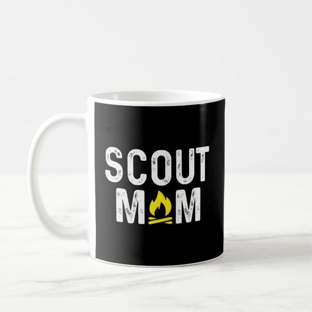 Scouting Mamma scout Mor Scouts Kaffemugg (Vänster)
