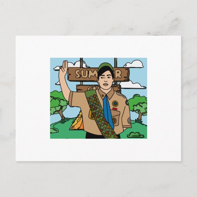 Scouts Survival Natature Vykort (Framsida)