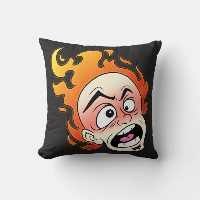 Scovilleliced Fire Head Dekorativ kudde (Framsida)
