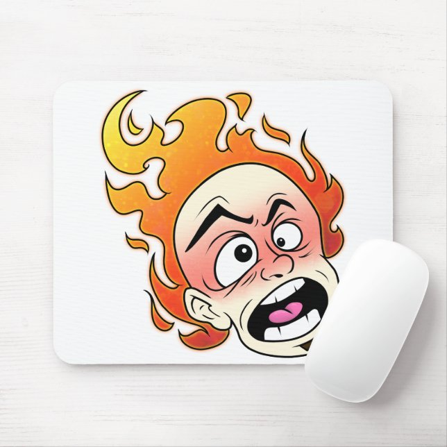Scovillelicous Fire Head Mousepad Musmatta (Med mus)