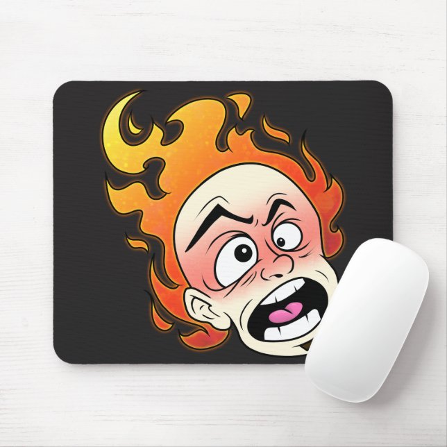 Scovillelicous Fire Head Mousepad Musmatta (Med mus)