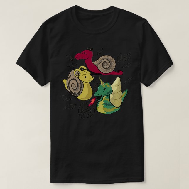 SCP111 DragonSnails SCP Foundation T Shirt (Design framsida)