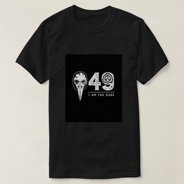 SCP-049 Plague Doktor SCP Foundation - jag är Cu T Shirt (Design framsida)
