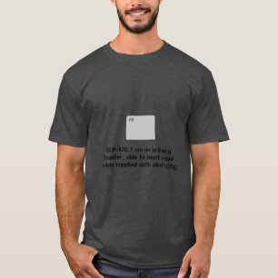 SCP 426 Jag är en gips T Shirt