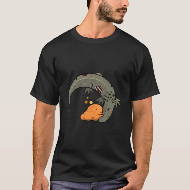 Scp-999 Scp-682 Tickle Monster Hard To Destroy Rep T Shirt (Framsida)