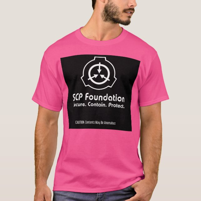 Scp Foundation-Logotyp T Shirt (Framsida)