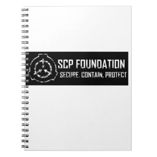 SCP Foundation: Secure. Innehåller skydd Anteckningsbok
