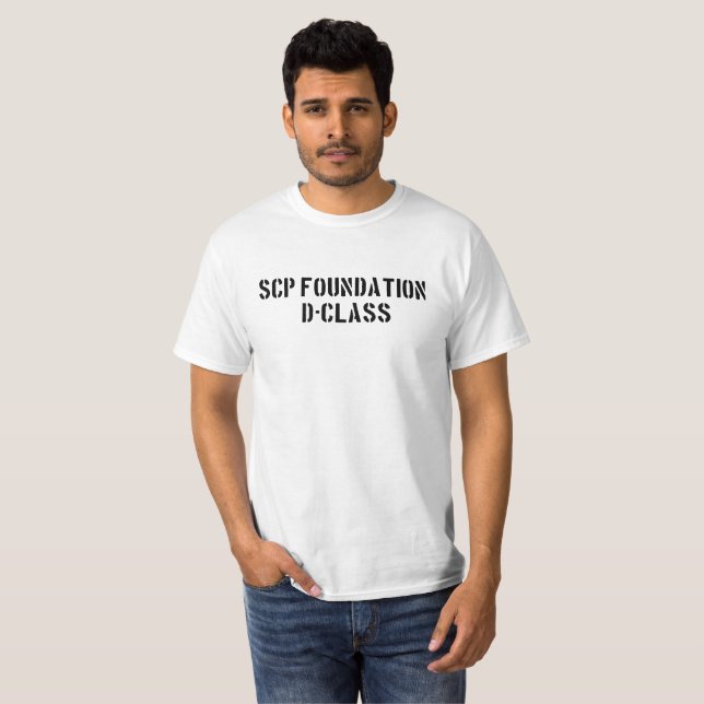 SCP-fundamentT-tröja Klassificerar-D Tröja (Hel framsida)