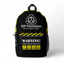 SCP Säker. Inneslut. Skydda. Paranormal Ryggsäck