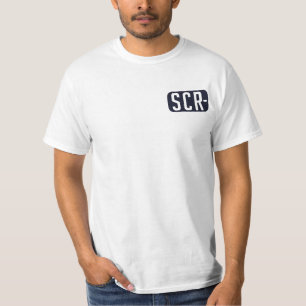 Scr-hundmärkre + Logotypbaksida T-shirt