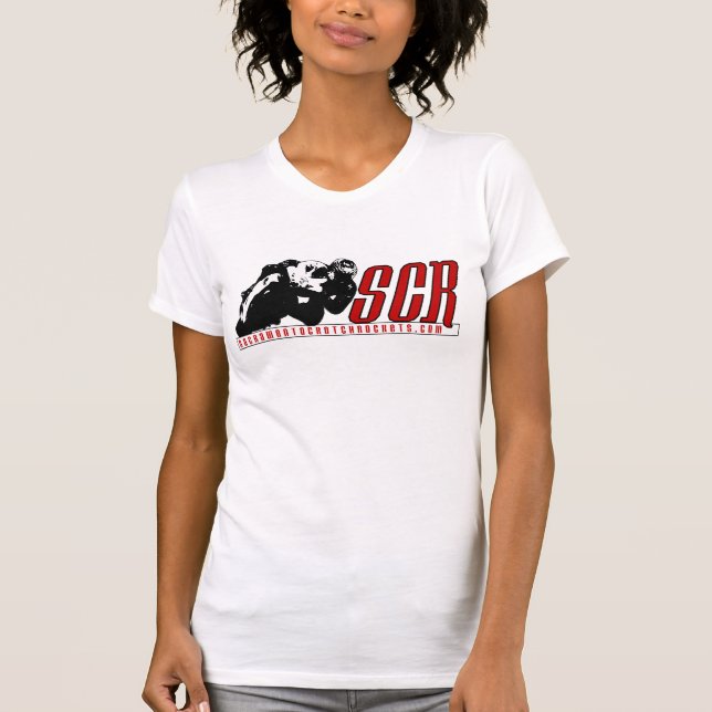 Scr-logotypen - bekläda OCH dra tillbaka Tee Shirt (Framsida)