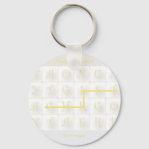 scrabble christ nyckelring