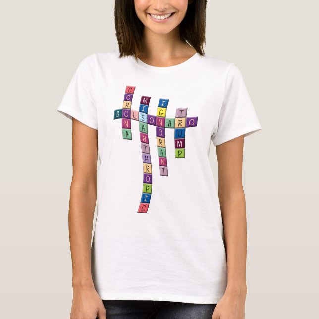 Scrabble Corona T Shirt (Framsida)