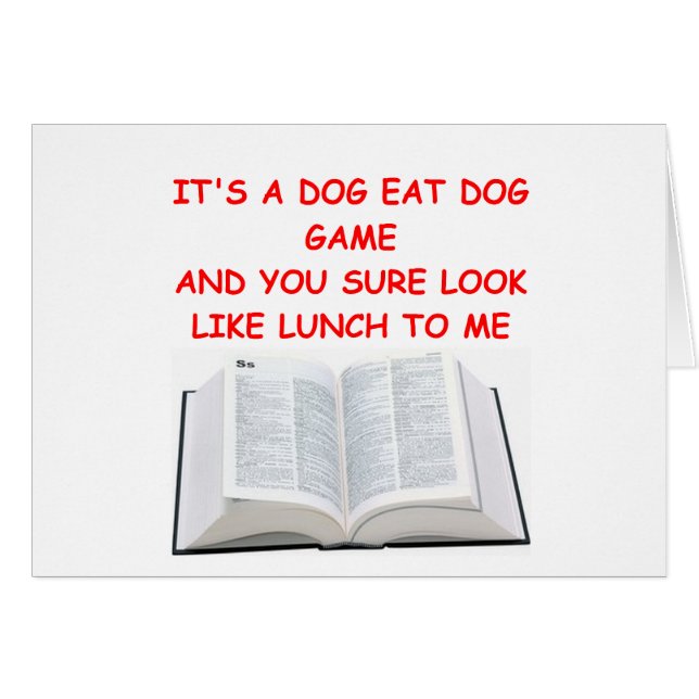 SCRABBLEN studsar Hälsningskort (Framsidan Horizontal)