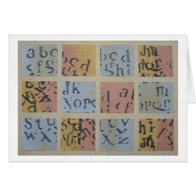 Scrabbling Hälsningskort (Framsidan Horizontal)