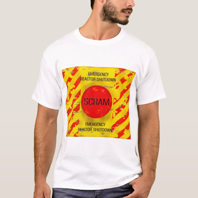 SCRAM-kontroll, avstängning av Akutet från kärnrea T Shirt (Framsida)