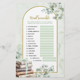 Scramble Games i Greenery Storybook Ord