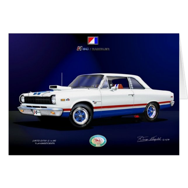 SCRamblerkort Hälsningskort (Framsidan Horizontal)