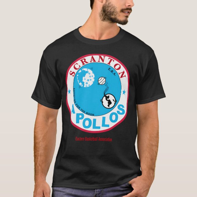 Scranton Apollos Basketball T Shirt (Framsida)