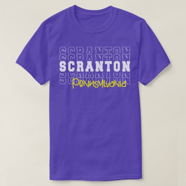 Scranton city Pennsylvania Scranton PA T Shirt (Design framsida)
