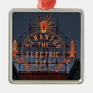 Scranton Electric City Julgransprydnad Metall