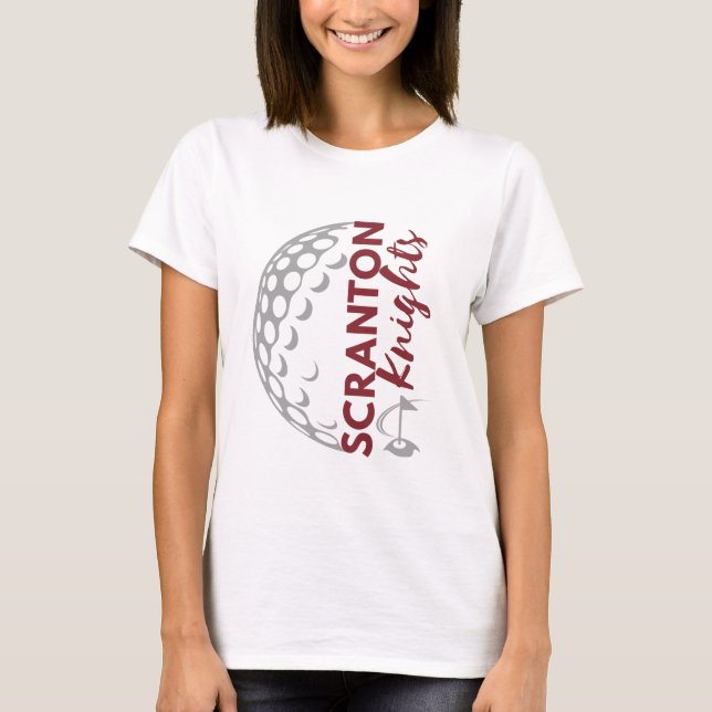 Scranton Knights Golf - Damtröja T Shirt (Framsida)