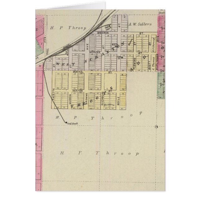 Scranton, Osage County, Kansas Hälsningskort (Framsidan)