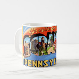 Scranton PA Antik Välkomstmugg Kaffemugg