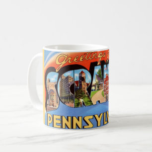 Scranton PA Antik Välkomstmugg Kaffemugg