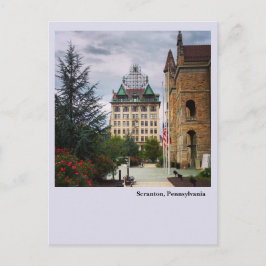 Scranton, PA-Byggnad efter kort-Scranton Electric Vykort