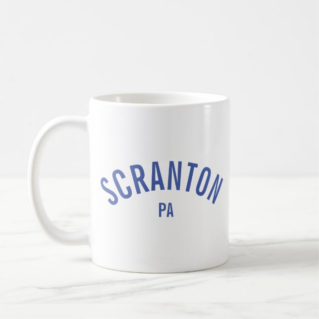 Scranton, PA Kaffemugg (Vänster)