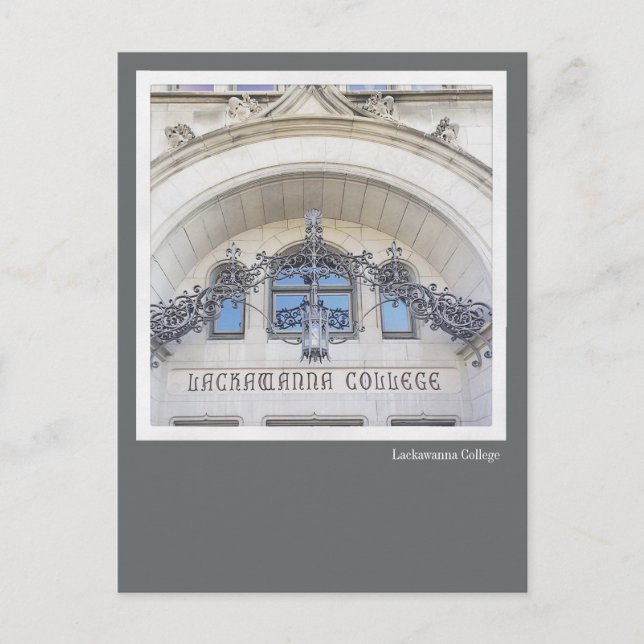 Scranton PA Postcard-Lackawant College Vykort (Framsida)
