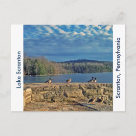 Scranton PA-Sjö Scranton Post Card-Ankor Vykort