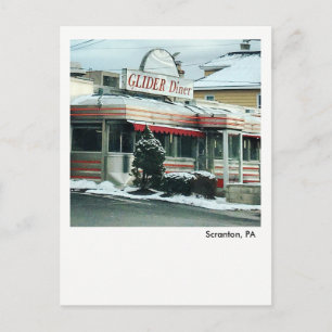Scranton PA-vykort - Glider-Middagen Vykort
