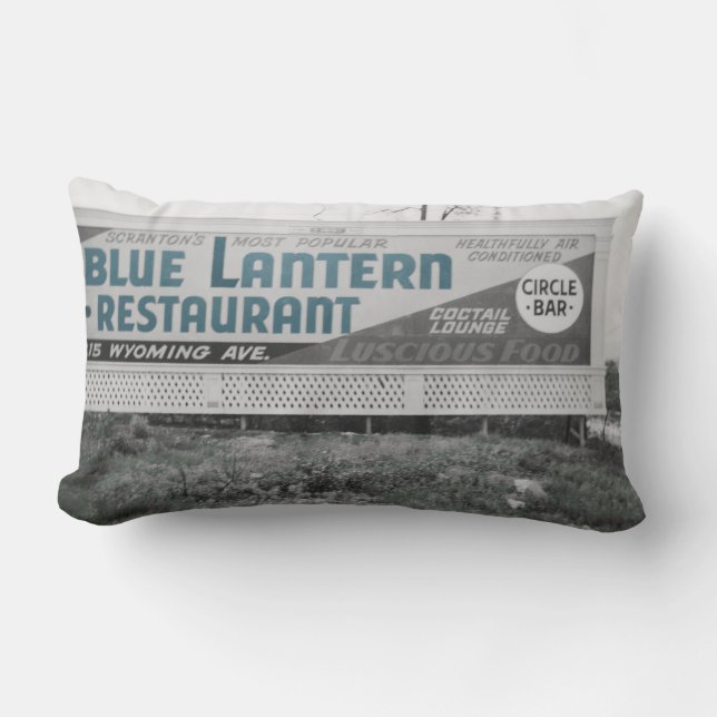 SCRANTON PENNSYLVANIA BLUE LANTERN RESTAURANT LUMBARKUDDE (Framsida)