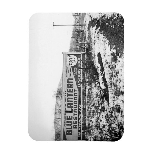 SCRANTON PENNSYLVANIA BLUE LANTERN RESTAURANT MAGNET (Vertikal)