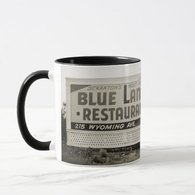 SCRANTON PENNSYLVANIA BLUE LANTERN RESTAURANT MUGG (Vänster)