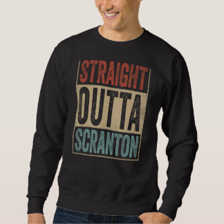 Scranton Souvenir Scranton Clothing Rak Outta Lång Ärmad Tröja
