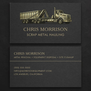Scrap Metal Services Professional  Visitkort