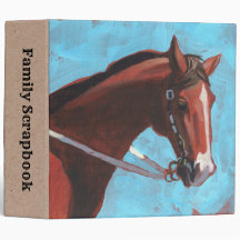 Scrapbook för familj för landsommarhäst