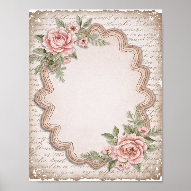 Scrapbook & Junk Journal Paper Digital Download Poster (Framsidan)