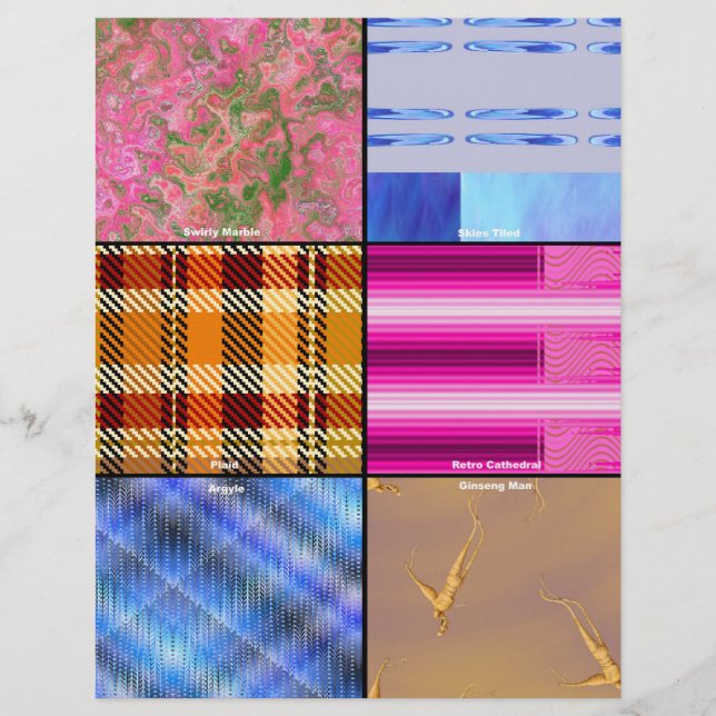 Scrapbook Sampler Bulk Scrapbook Paper Pages Reklamblad (Framsidan)