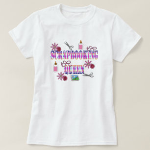 Scrapbooking drottning t-shirt