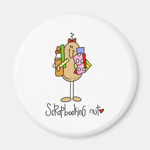 Scrapbooking nöt magnet