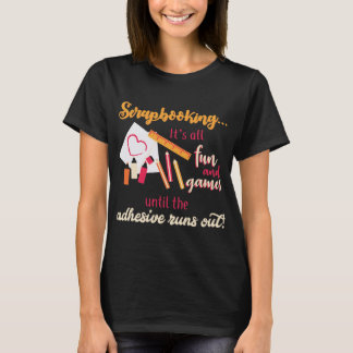 Scrapbooking som allt skojbindemedel kör ut t shirt