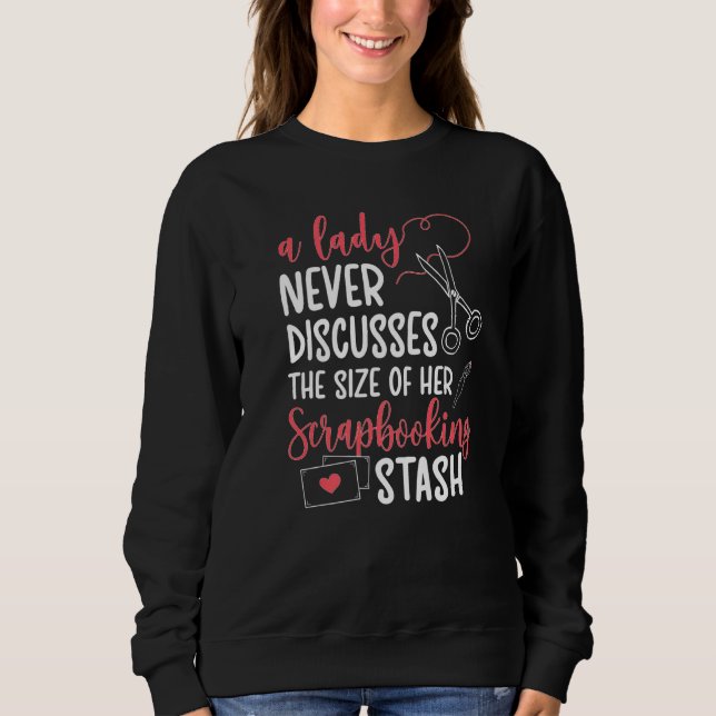 Scrapbooking Stash Scrapbook Scrapbooker Premium T Shirt (Framsida)